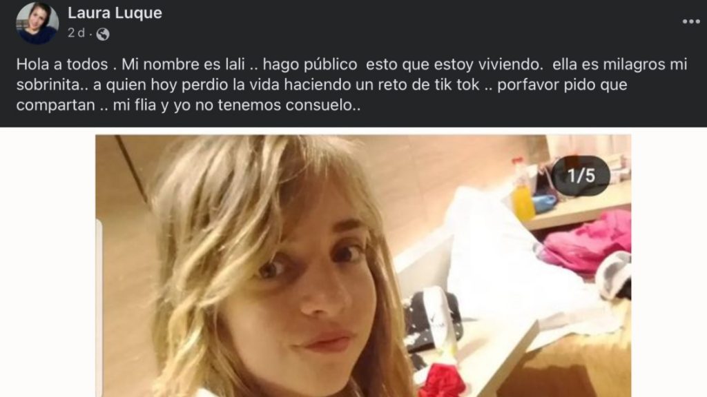 Ni A Muere Haciendo Reto Viral De Tiktok En Argentina No Pudo Sacarse