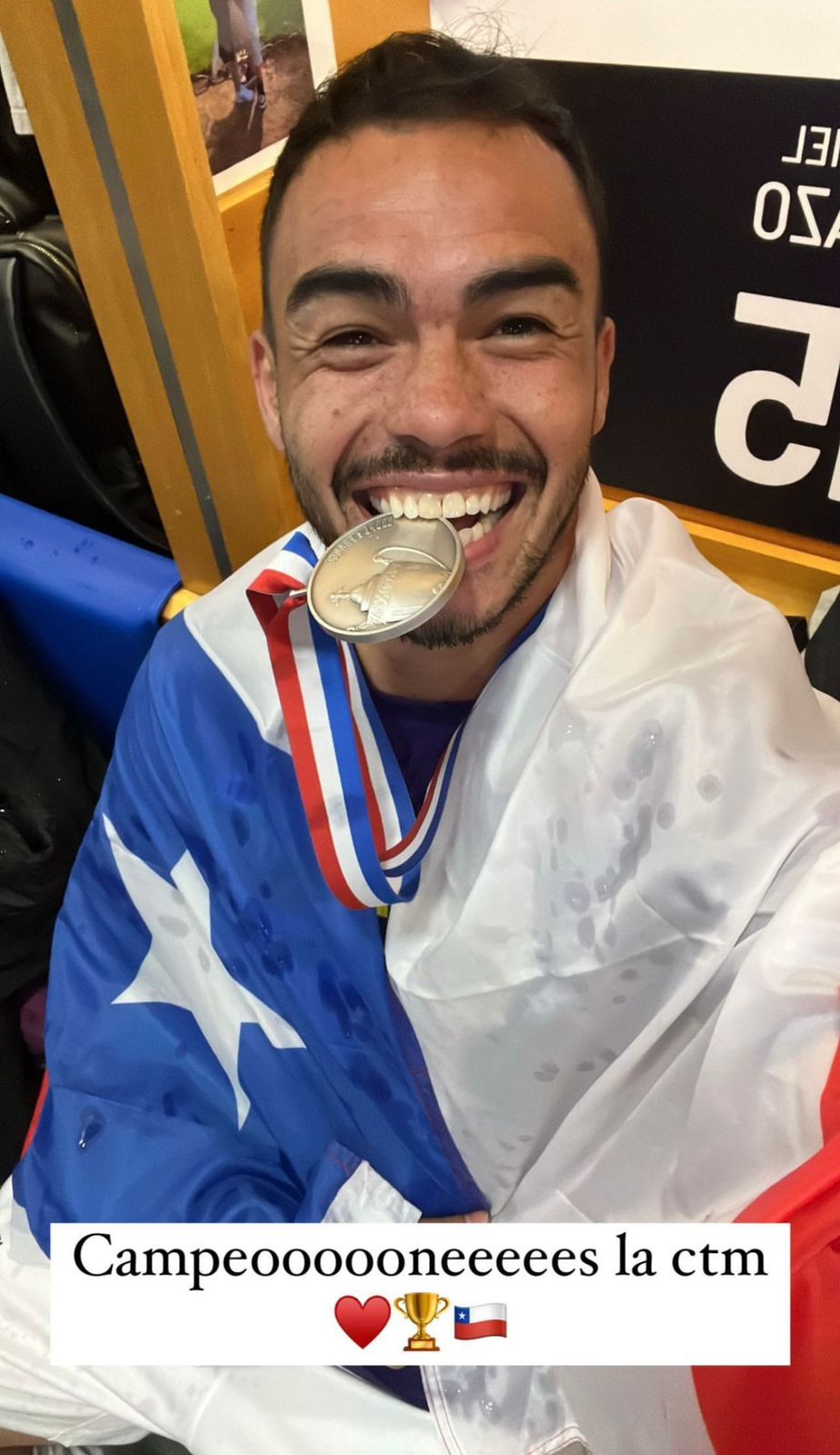 Lo hermosa que estás Gabriel Suazo se coronó campeón de la Copa de