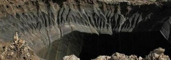 Descubren que misteriosos agujeros en Siberia son causados por cambio climático