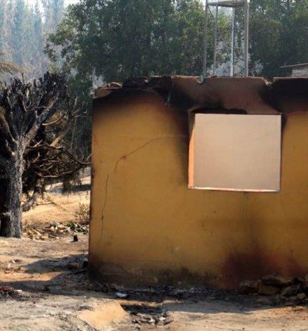Imágenes satelitales muestran las consecuencias del incendio Nilahue-Barahona