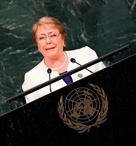 ONU desmiente a Matthei por platas que recibe Bachelet del Estado