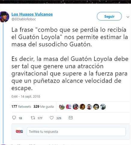 La Delirante Explicacion Cientifica Alrededor Del Peso Del Guaton Loyola