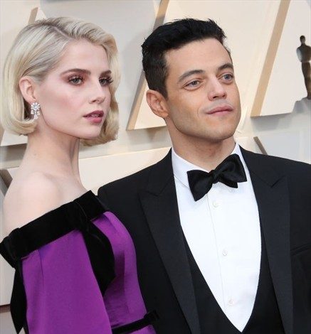 Con beso incluido: Rami Malek le declaró su actriz de Bohemian Rhapsody en los Oscar 2019