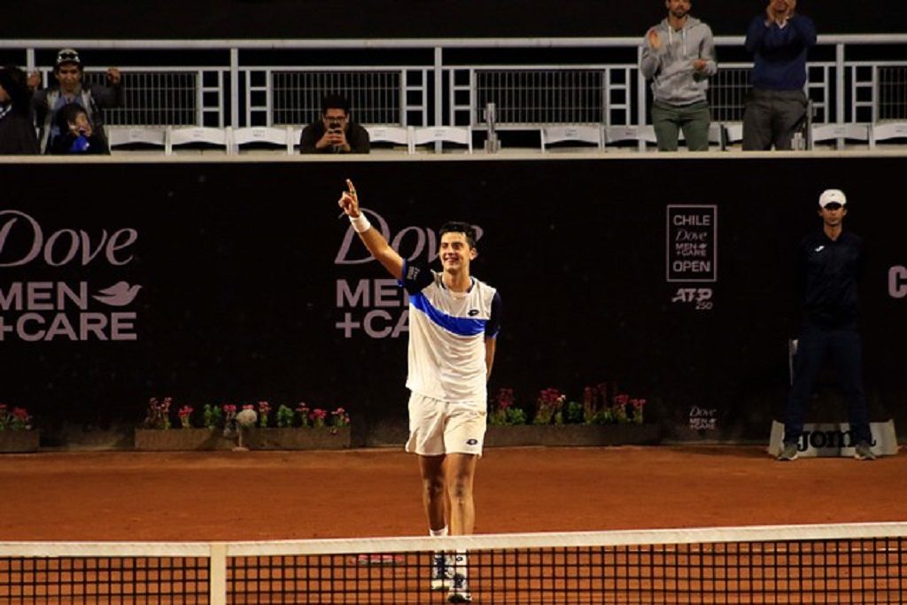 El punto con que Tomás Barrios selló su primera victoria a nivel ATP