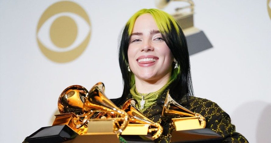 Billie Eilish arrasó en los premios Grammy: ganó las ...