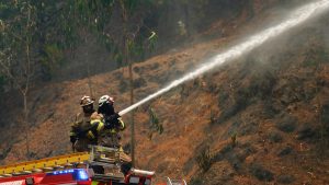Mantienen Alerta Roja para la comuna de Mariquina por incendios forestales