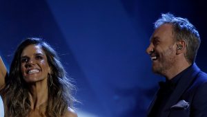 Este fue el comentado look de María Luisa Godoy y Martín Cárcamo en el día 4 de Viña 2020