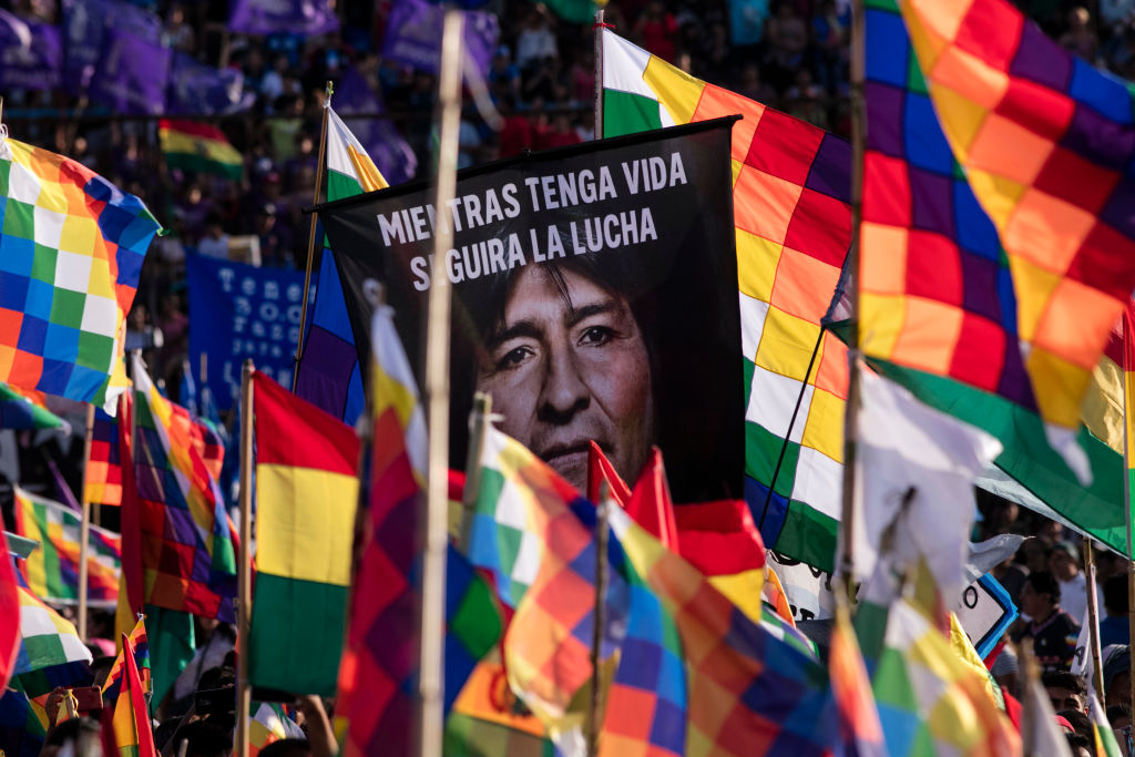 Manifestaciones en Bolivia