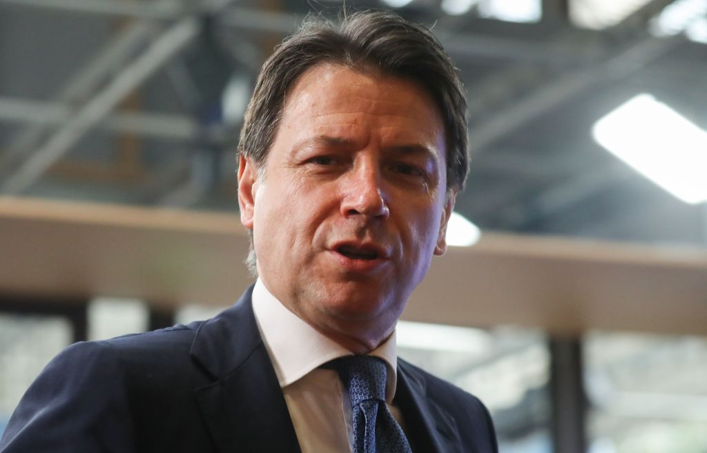 El primer ministro italiano Giuseppe Conte