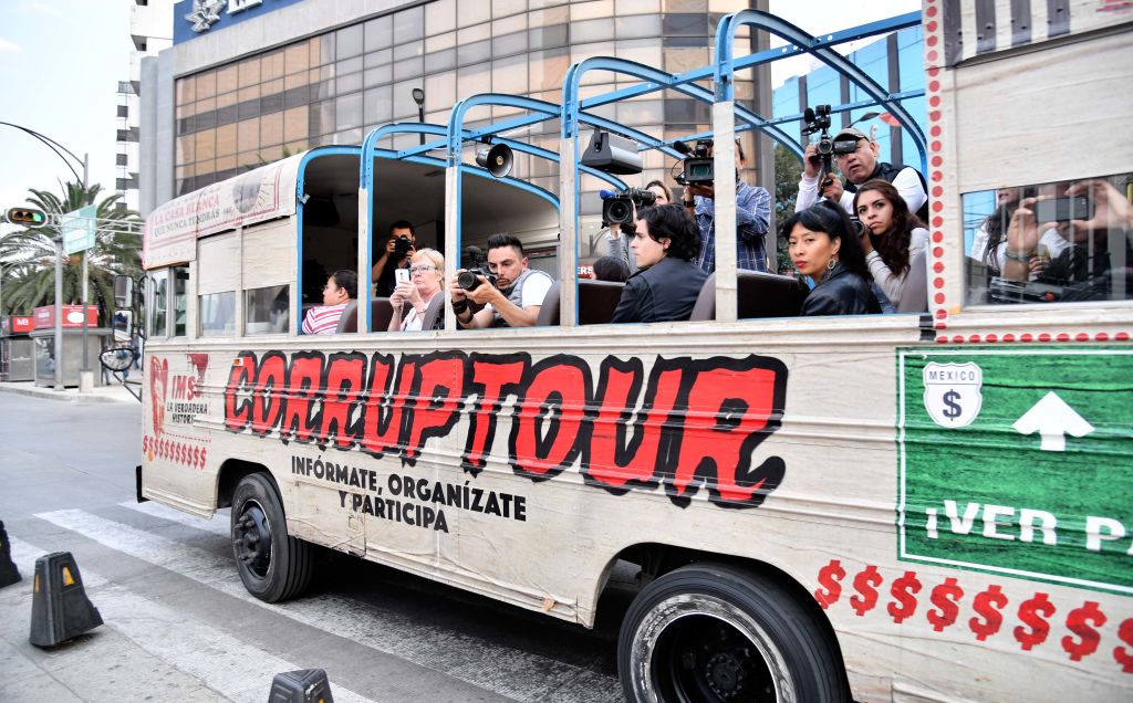 El "Corruptour" en Ciudad de México