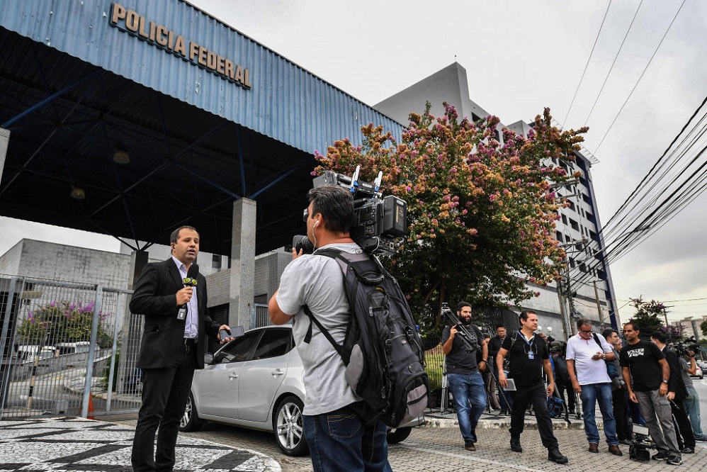 Sede de la Policía Federal en Sao Paulo