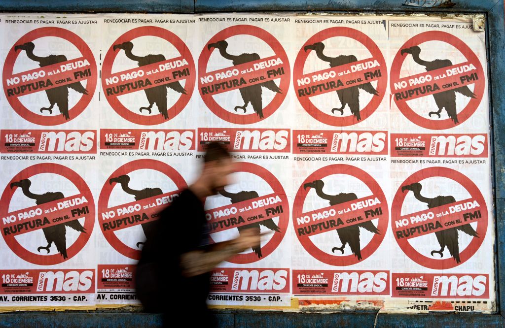 Protestas contra el FMI en Argentina