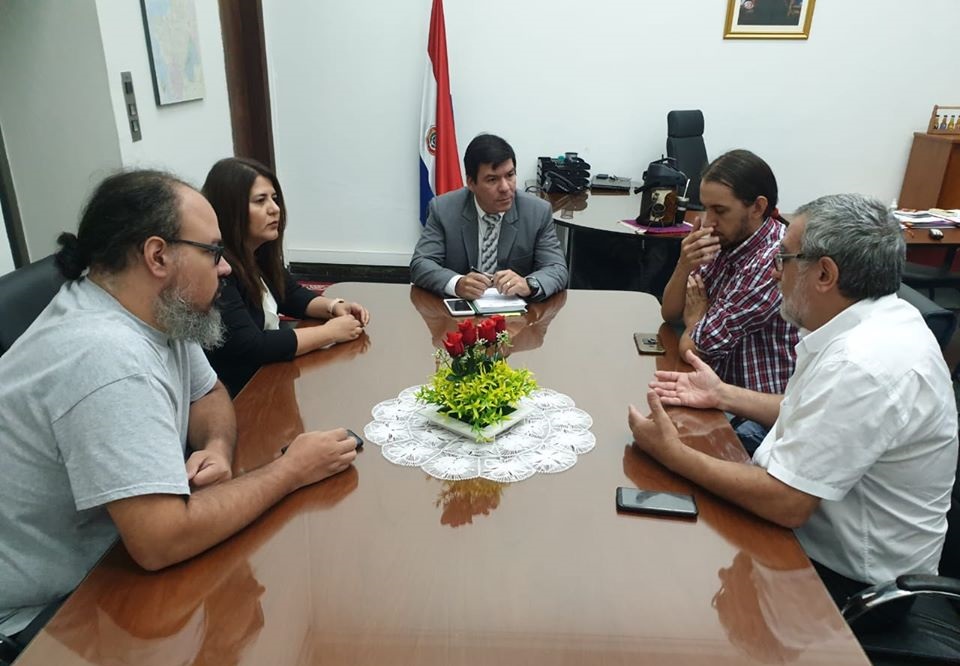 Sindicato de Periodistas del Paraguay se reunió con las autoridades del ministerio del interior