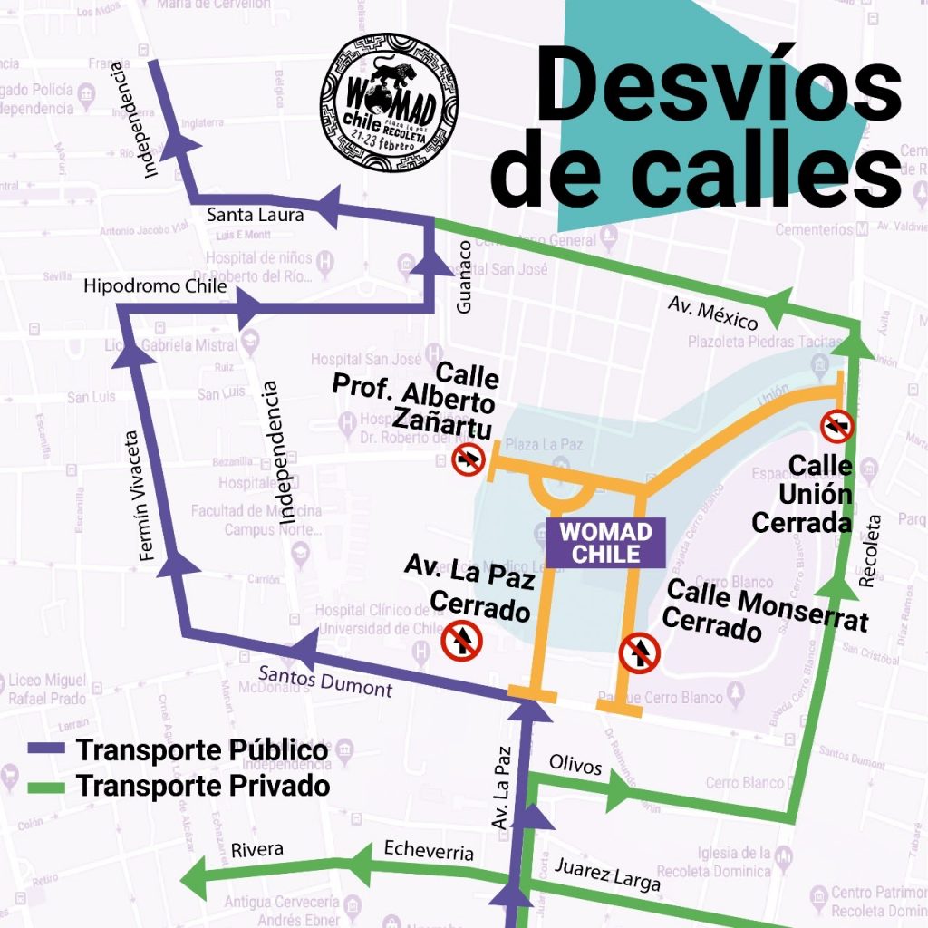 Los desvíos de Womad Chile