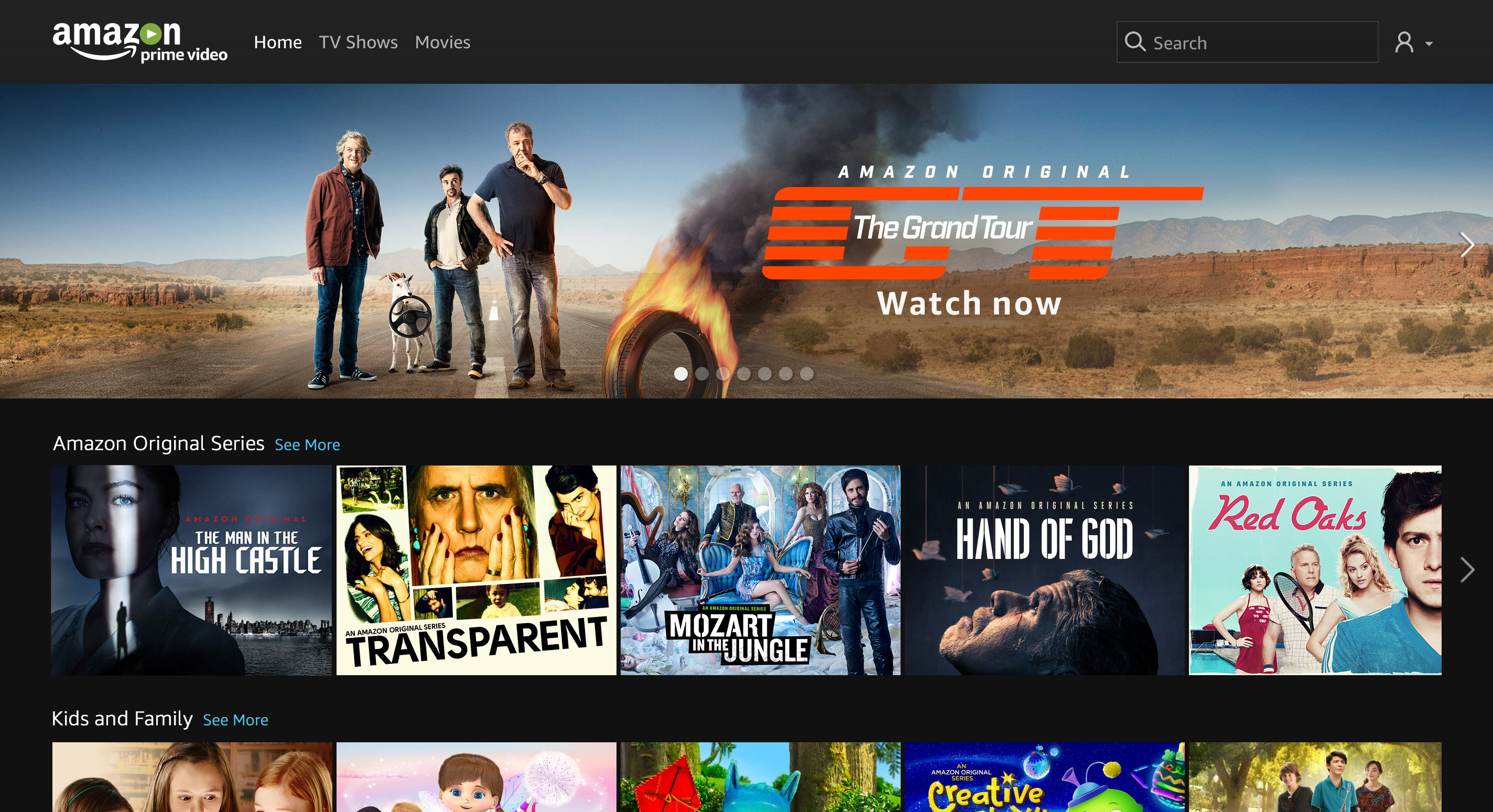amazon prime españa series