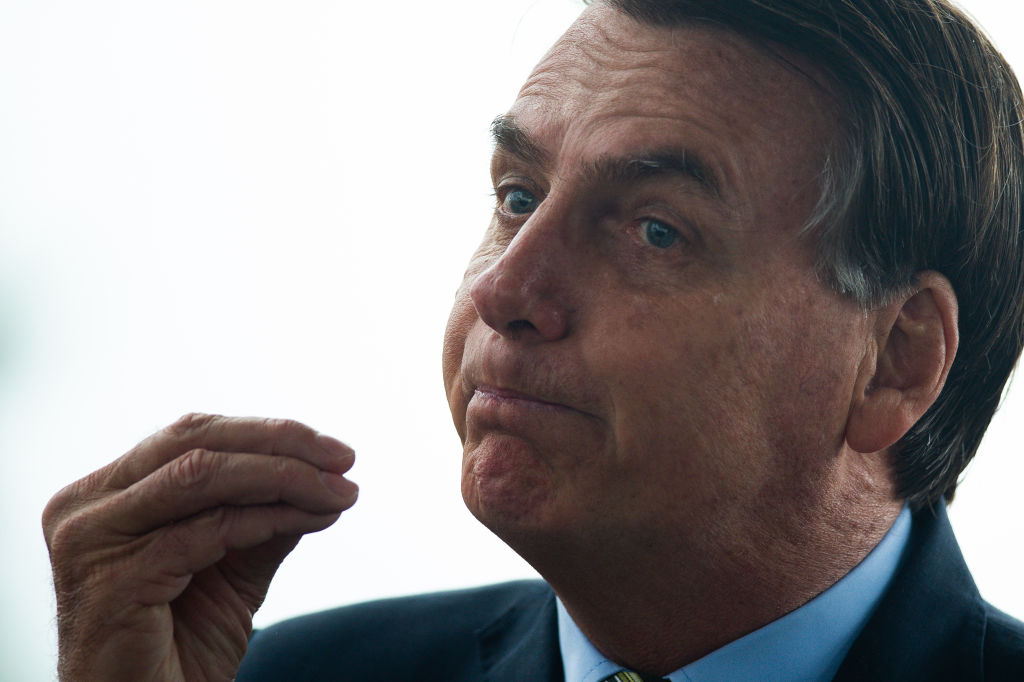 El gobernante ultraderechista brasilero Jair Bolsonaro