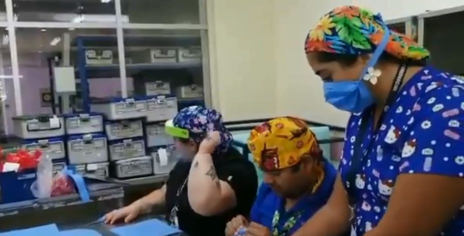 Trabajadores denuncian falta de insumos en hospitales: incluso están fabricando sus mascarillas