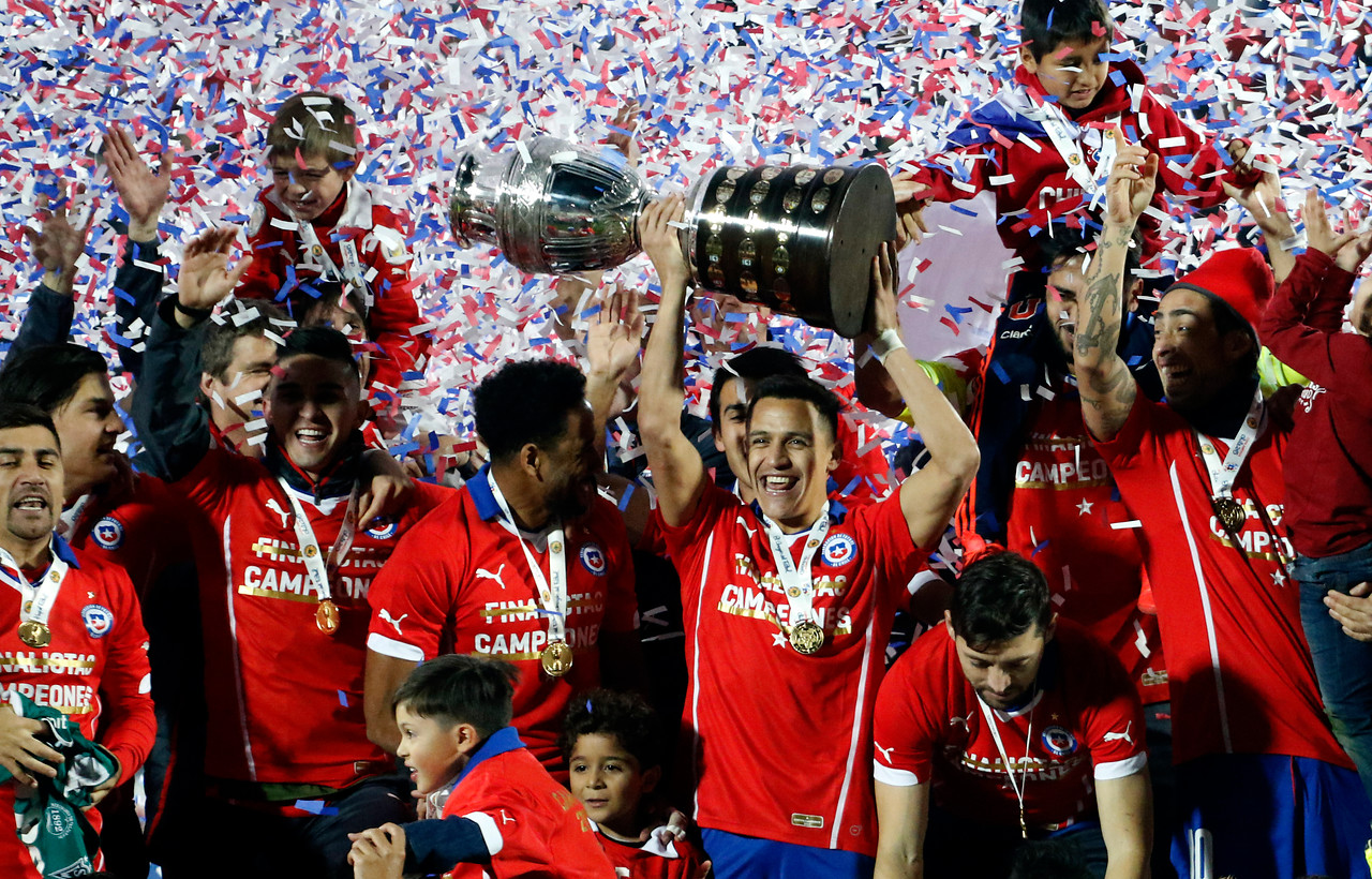 48 Seleccion Chilena Campeon Copa America 2015 Png Free Backround