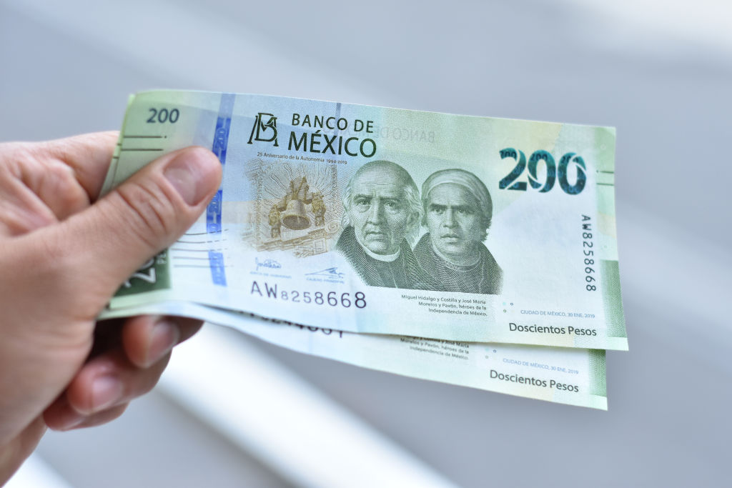 Imágenes del dinero que imprime el Banco de México