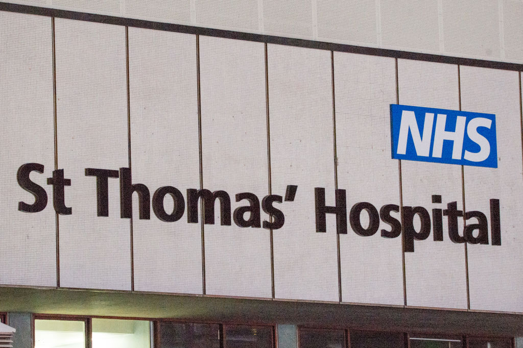 El Hospital Saint Thomas del barrio Lambeth de la capital inglesa Londres