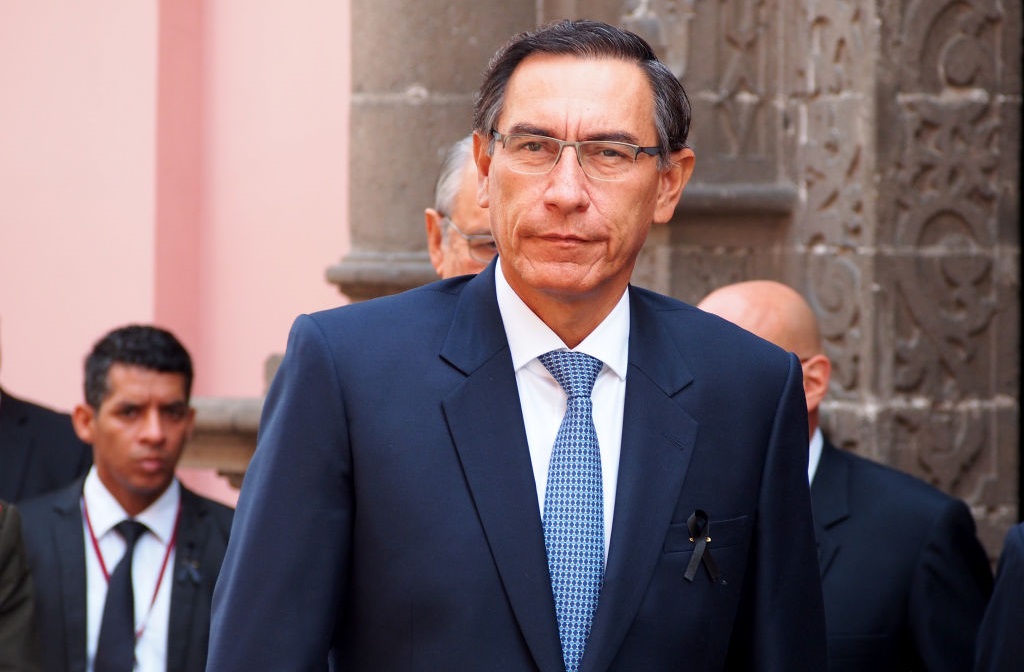El mandatario peruano Martín Vizcarra