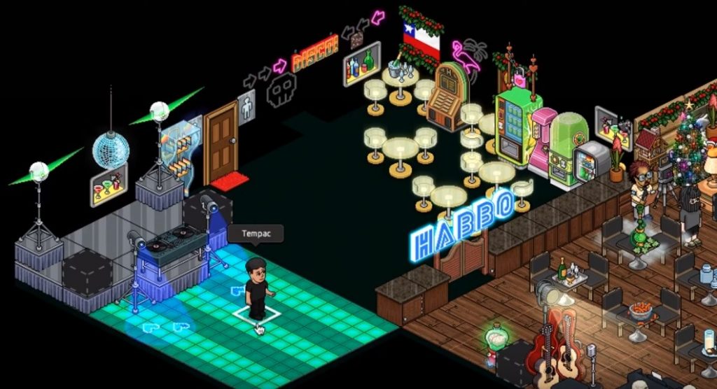 Modo cuarentena: Artista chileno grabó su nuevo videoclip en Habbo Hotel