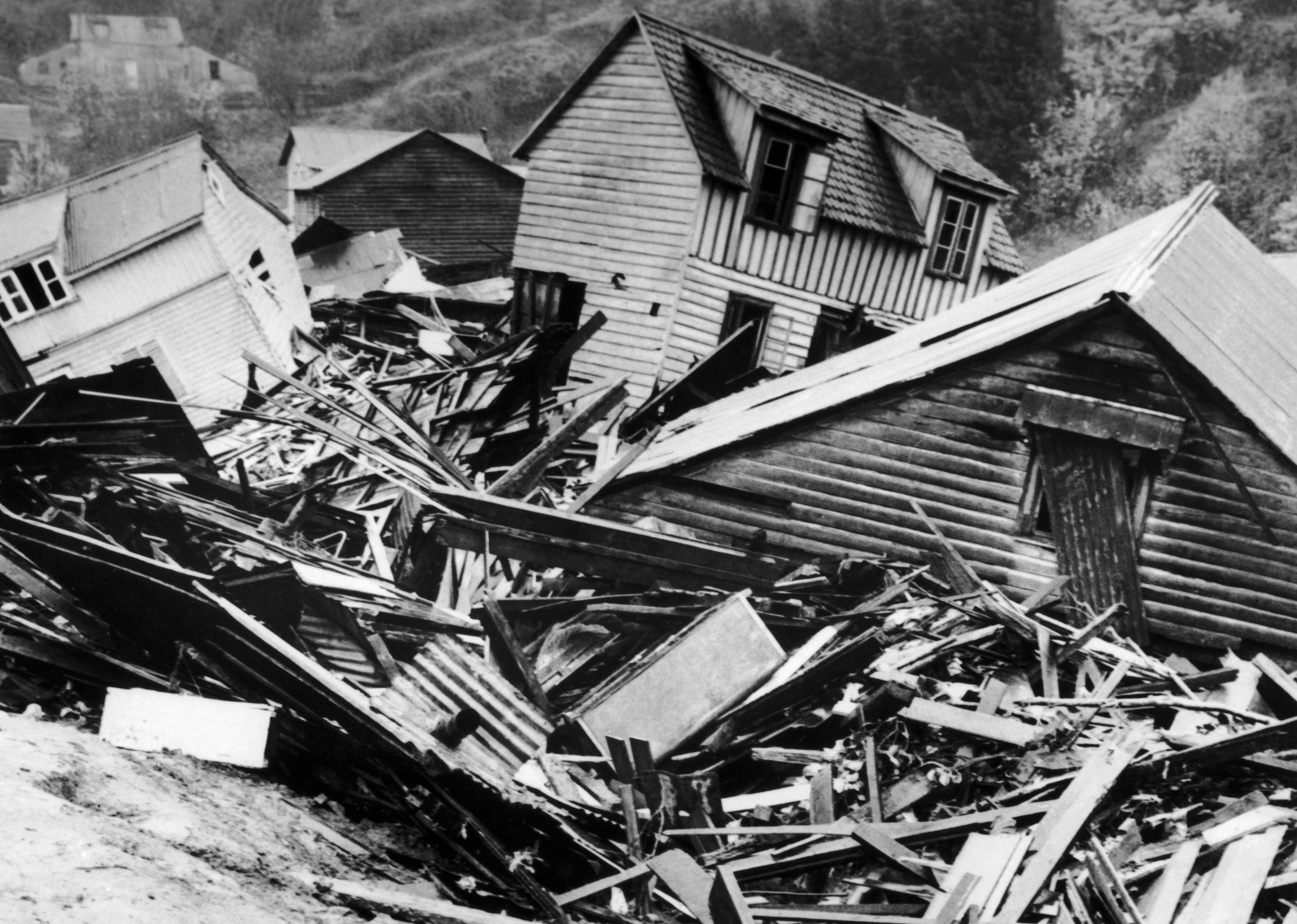 Землетрясение в южной америке. Великое Чилийское землетрясение 1960 года. Вальдивия землетрясение 1960. Великое Чилийское землетрясение (22 мая 1960).