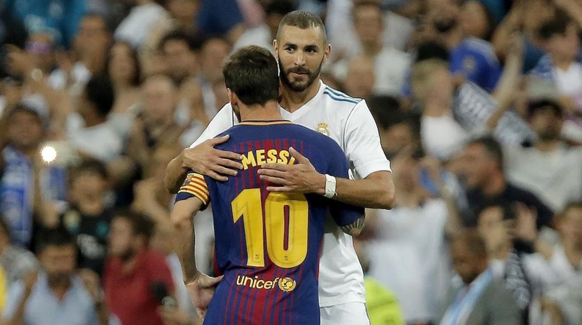 Karim Benzemá le mete presión a Lionel Messi en ser el máximo goleador de  la liga española