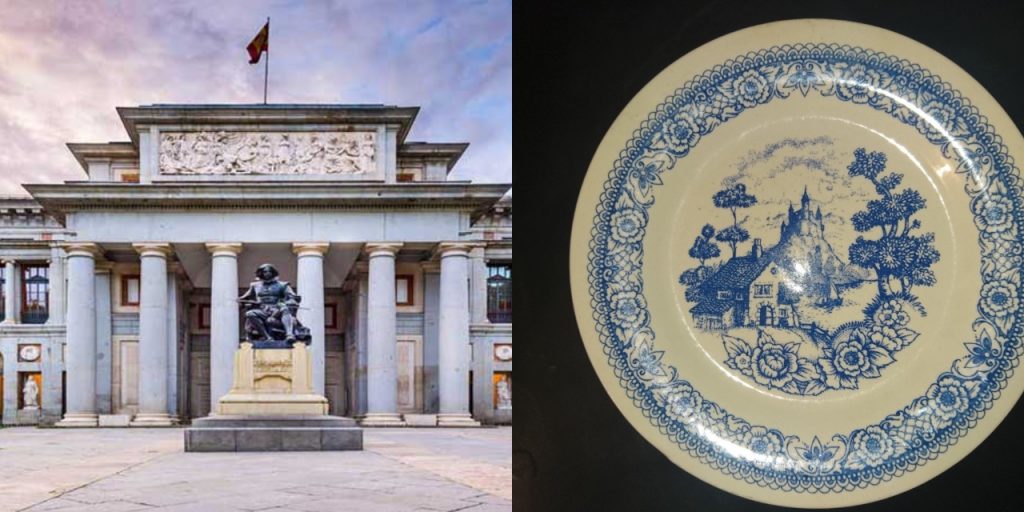 "Ciudadano a pata": El plato Willow y los 200 años del Museo Del Prado
