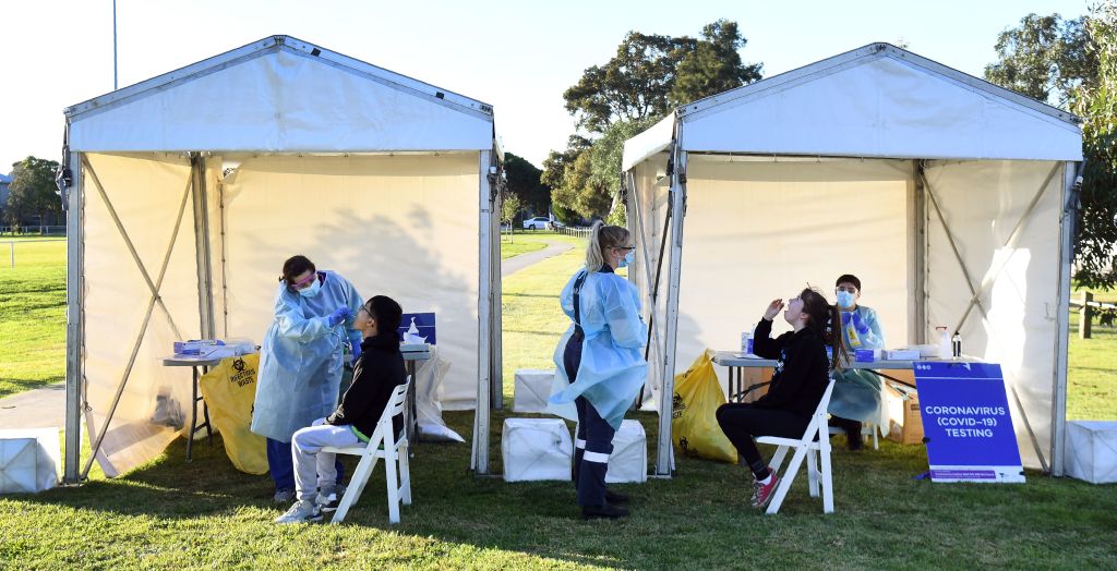 Se desarrollan testeos masivos en Australia