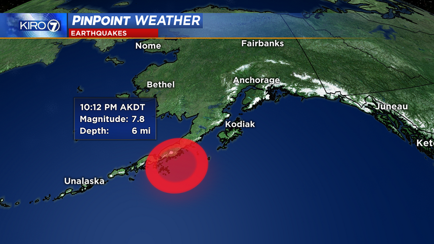 Alerta de tsunami en Alaska