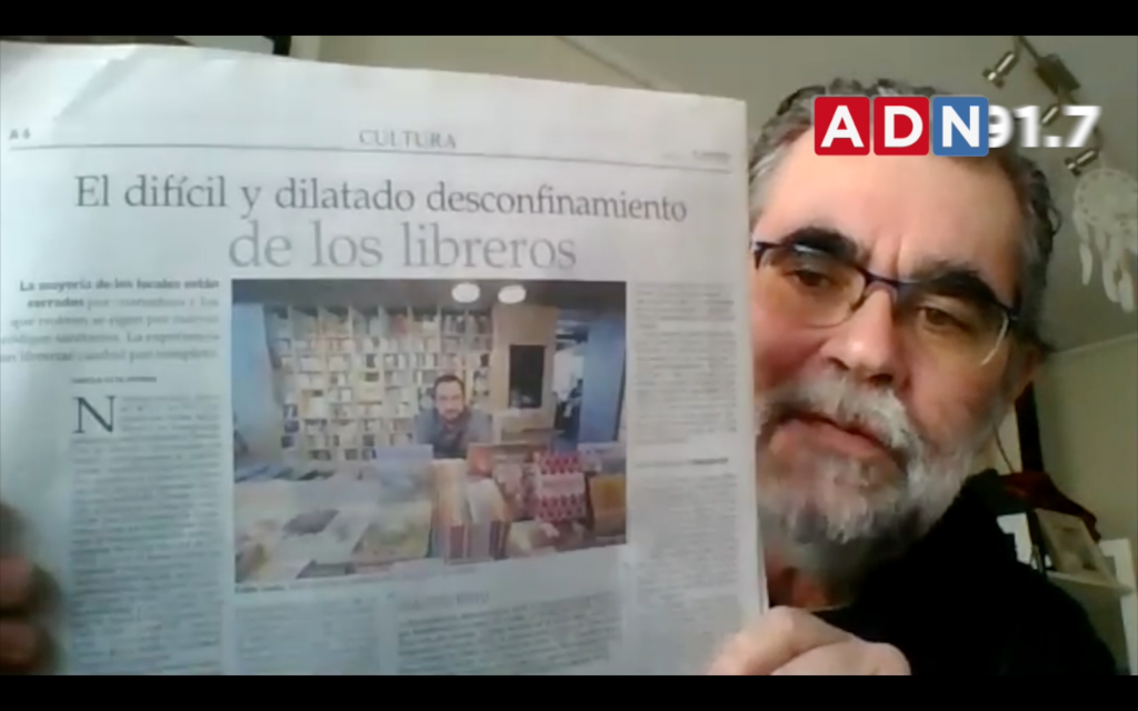 Conversamos sobre la actualidad de los libreros en un nuevo Entrelíneas en formato zoom