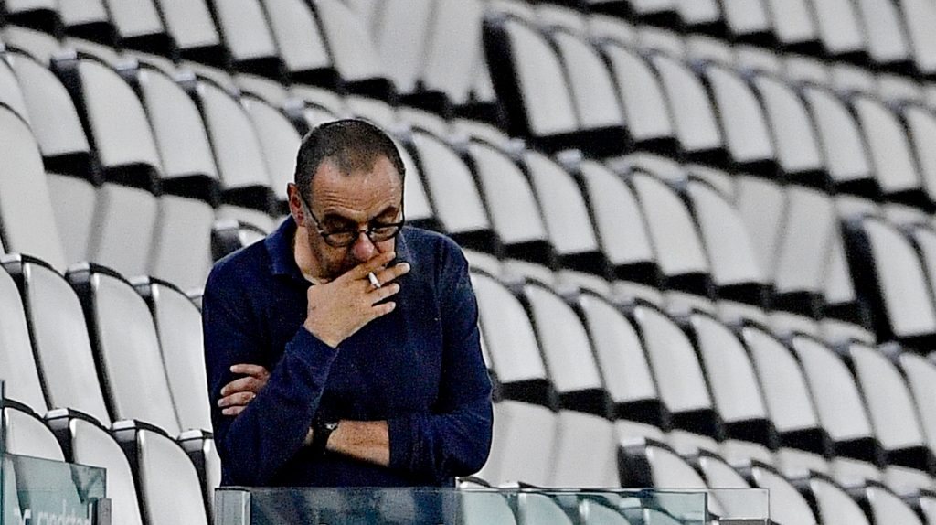 Juventus despidió al técnico Maurizio Sarri