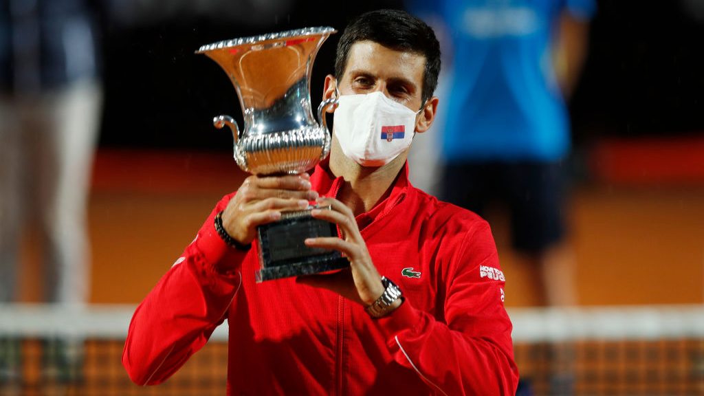 Djokovic se coronó campeón por quinta vez del Masters 1000 de Roma tras vencer al argentino Diego Schwartzman