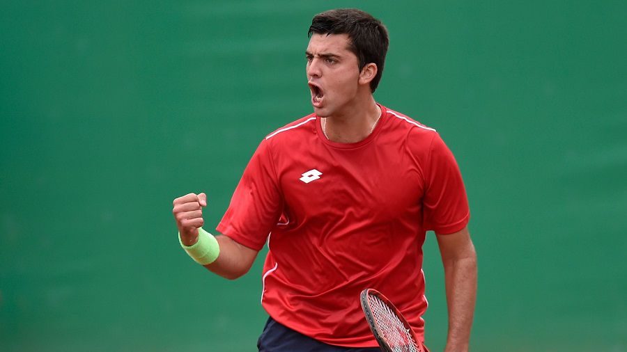 Prometedor escenario: Tomás Barrios dio la sorpresa en su regreso al tenis en Rumania