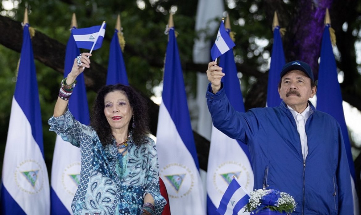 Daniel Ortega y Rosario Murillo