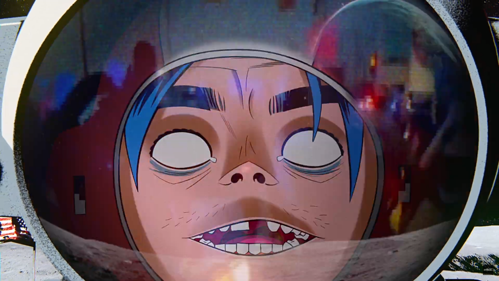 Gorillaz lanzó "Strange Timez", su nueva canción junto a Robert Smith de The Cure