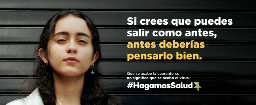 Rodrigo Jordán es parte de la campaña #HagamosSalud: "Que se acabe la cuarentena, no es que se acabe el virus"