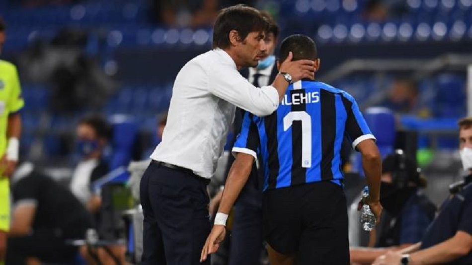 Conte y la ausencia de Alexis en la Champions: "No tiene nada serio, sólo es un poco de cansancio"