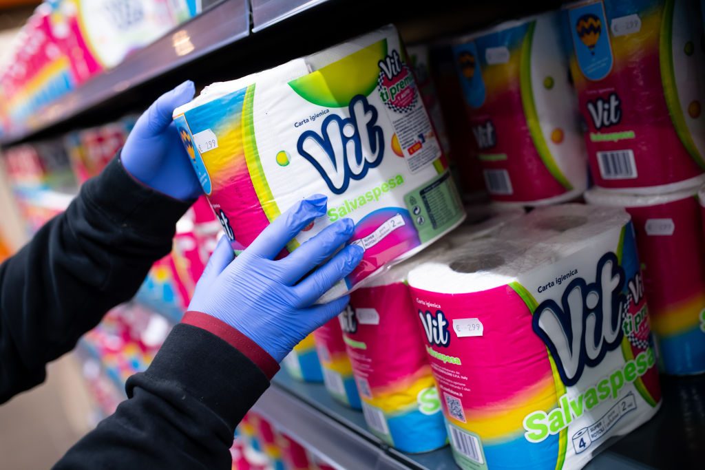 Coronavirus Covid-19 aumentó las ventas de papel higiénico en Alemania