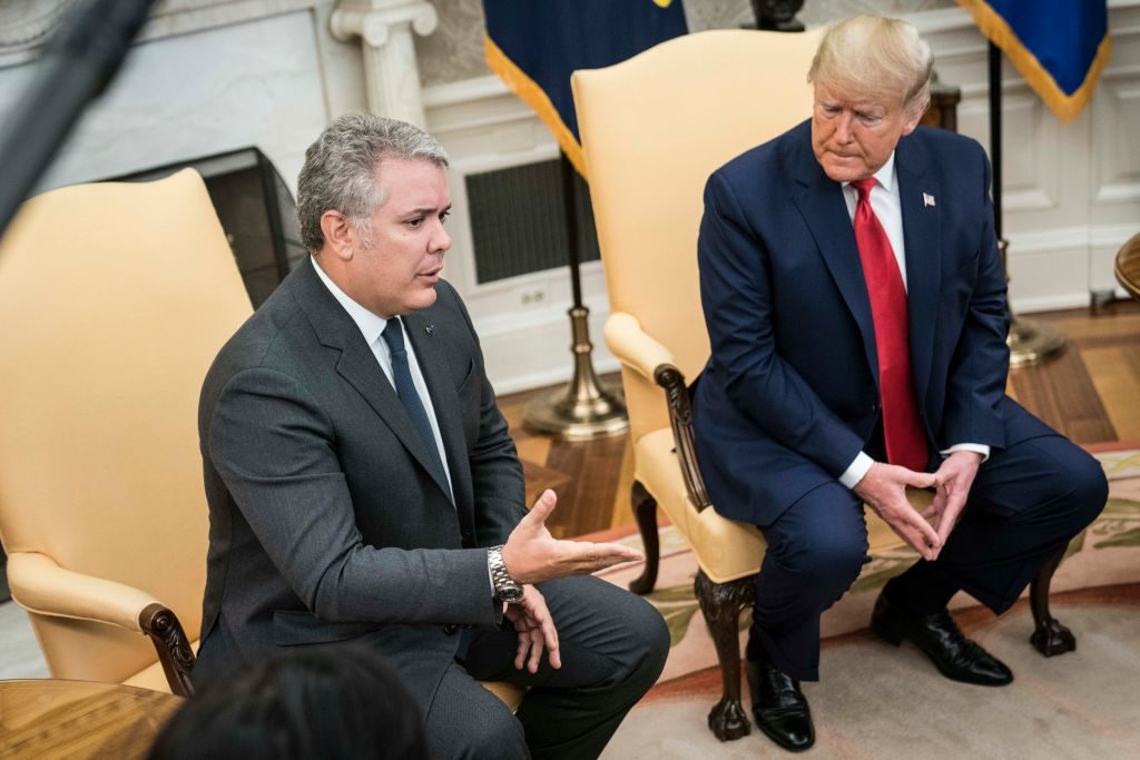 Iván Duque afirma su política exterior en la reelección de Donald Trump