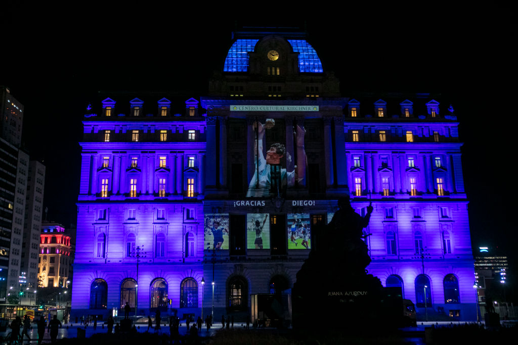 El Centro Cultural Kirchner homenajea a Maradona