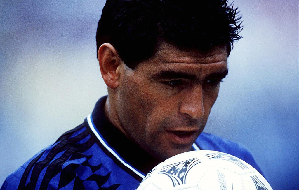 Diego Armando Maradona en el Mundial 1994