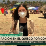 "Cara pálida" en la playa: Chascarro en vivo hizo reír durante noticiero
