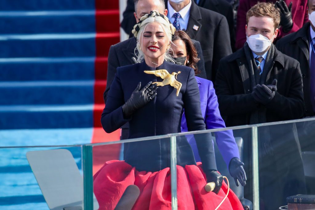 Espectacular: Lady Gaga interpretó el himno de los Estados Unidos en el Inauguration day de Joe Biden