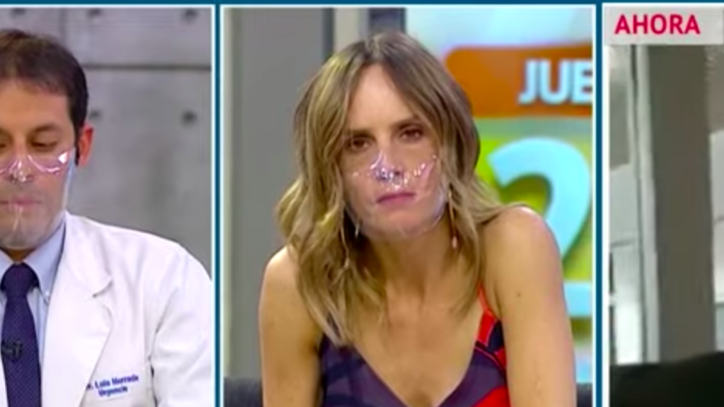 Doctor llamó la atención a los animadores de Mucho Gusto por el uso de "escudos" faciales