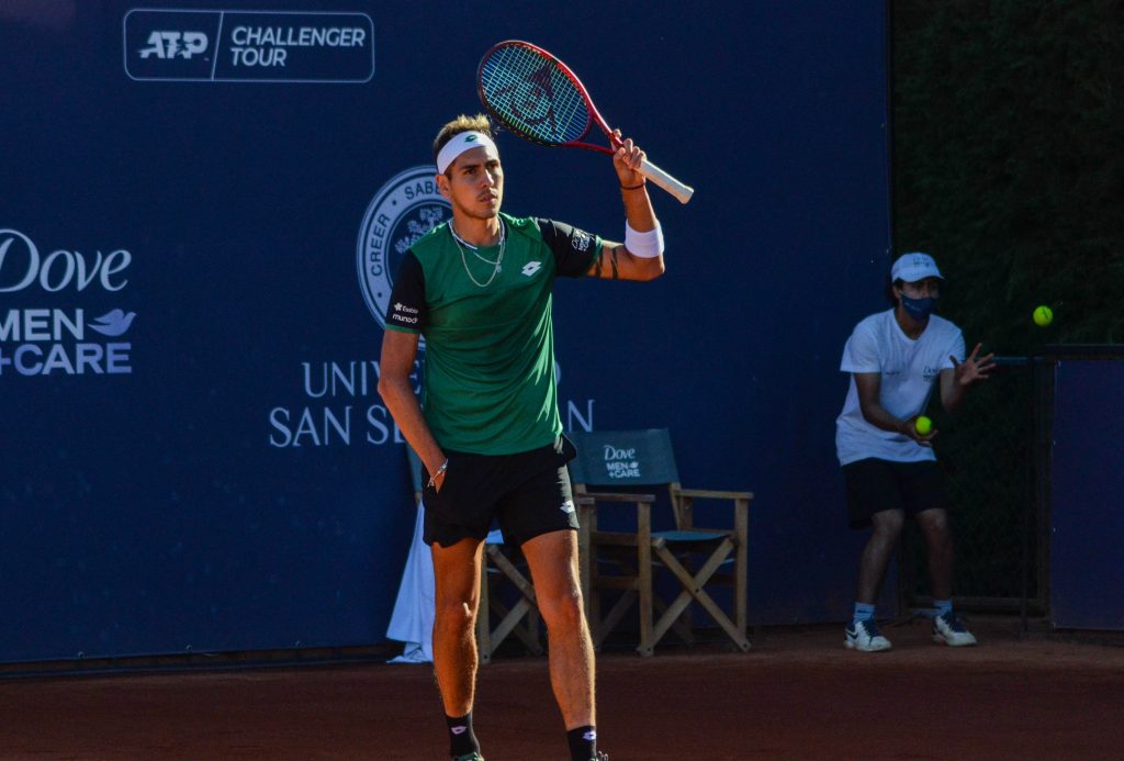 Alejandro Tabilo fue duramente superado por Sebastián Báez en la qualy del ATP de Buenos Aires