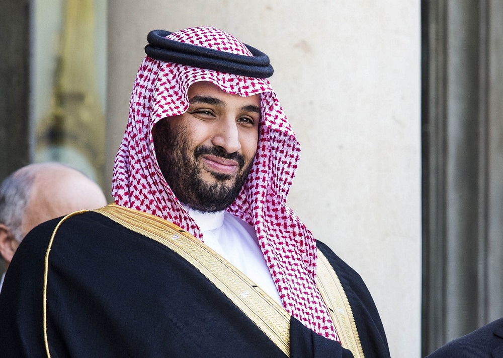 El príncipe saudí Mohamed Bin Salman Bin Abdul Aziz Al Saoud en París