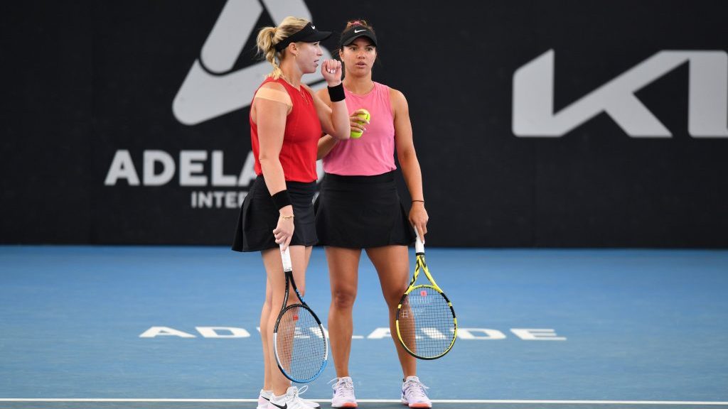Alexa Guarachi se metió en la final del dobles femenino en el Torneo Internacional de Adelaida