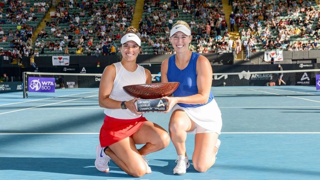 ¡Gigante! Alexa Guarachi se coronó campeona del dobles femenino en el Torneo Internacional de Adelaida